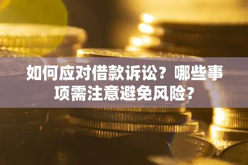 武汉如何应对借款诉讼？哪些事项需注意避免风险？