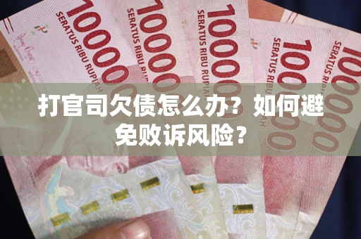 武汉打官司欠债怎么办？如何避免败诉风险？