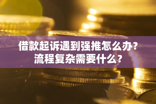 武汉借款起诉遇到强推怎么办？流程复杂需要什么？