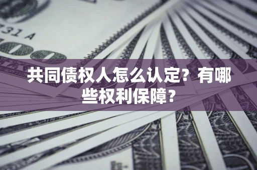 武汉共同债权人怎么认定？有哪些权利保障？