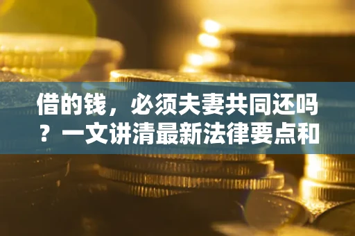 武汉借的钱，必须夫妻共同还吗？一文讲清最新法律要点和避坑指南