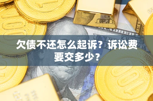 武汉欠债不还怎么起诉？诉讼费要交多少？